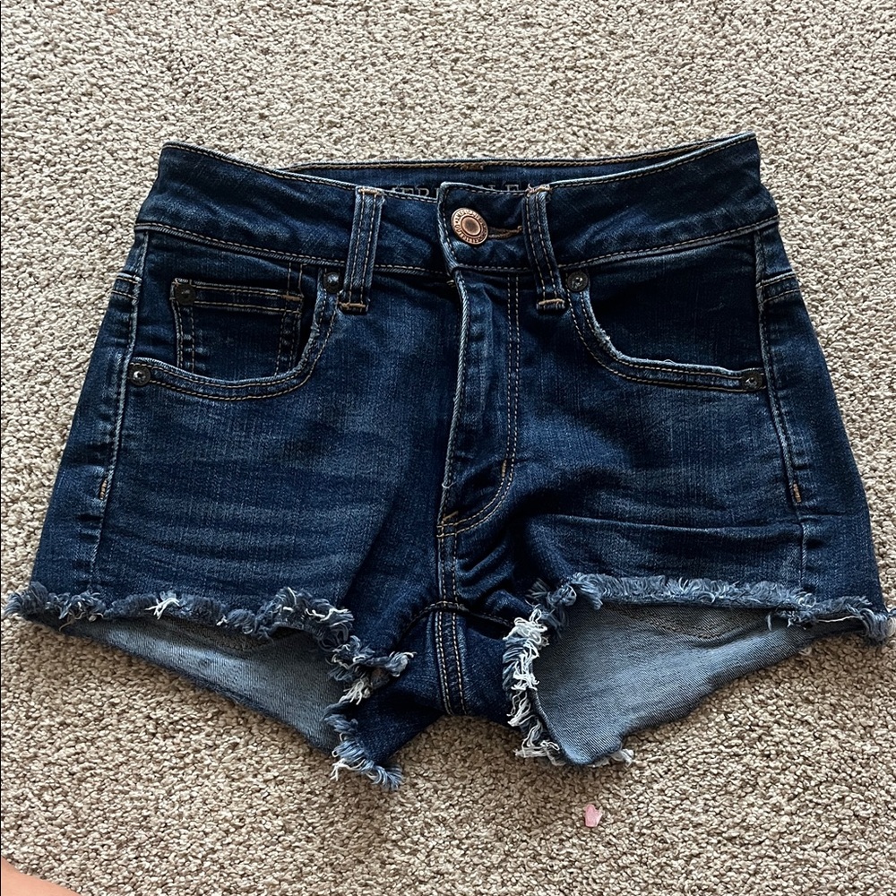 American Eagle Denim Blue Women's Shorts